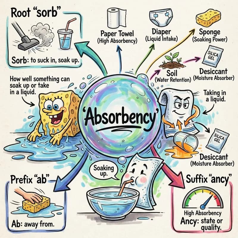 absorbency 的心智圖