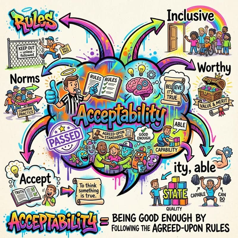 acceptability 的心智圖
