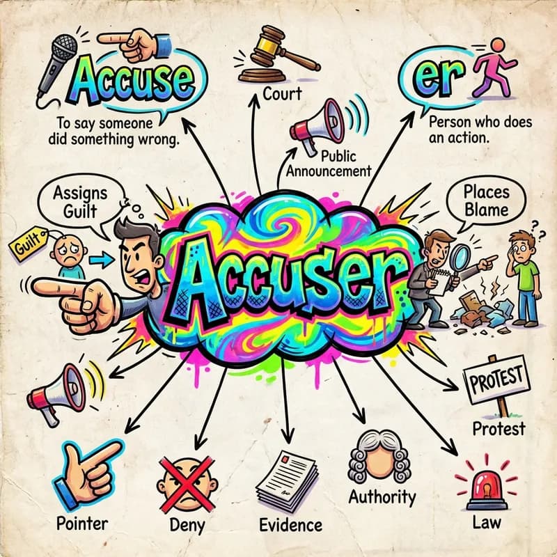 accuser 的心智圖