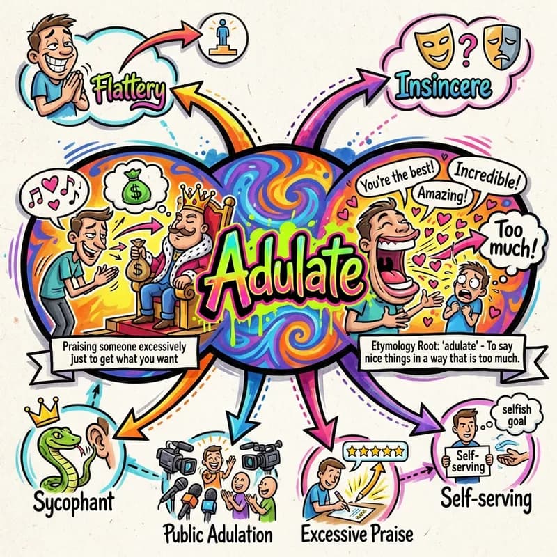 adulate 的心智圖