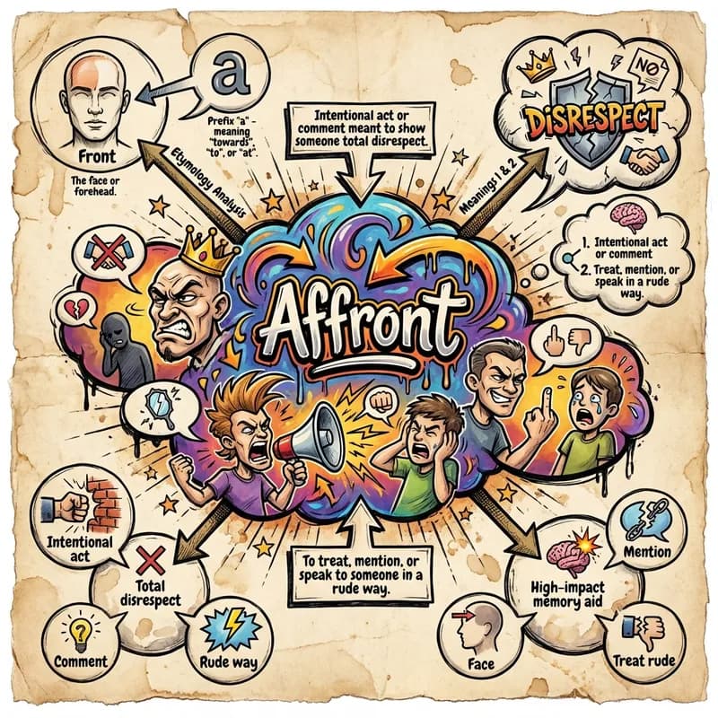 affront 的心智圖