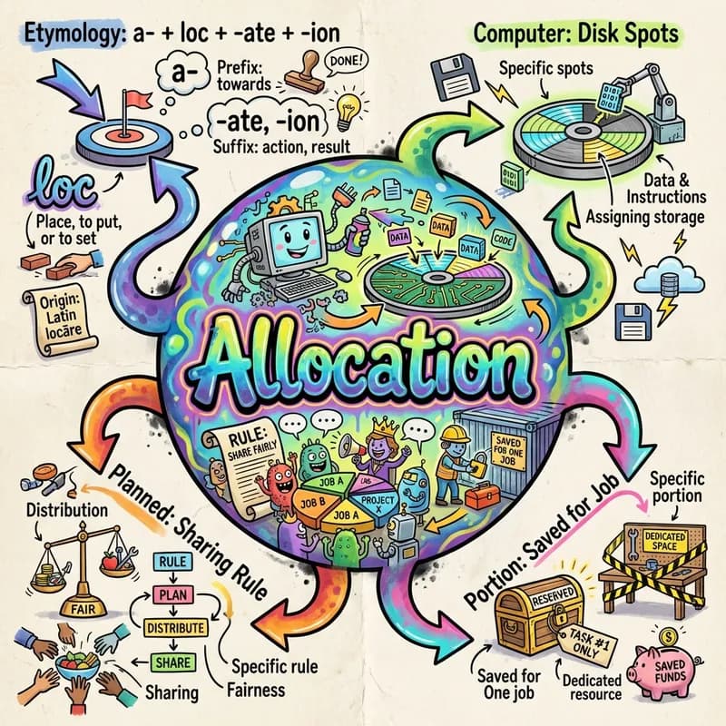 allocation 的心智圖
