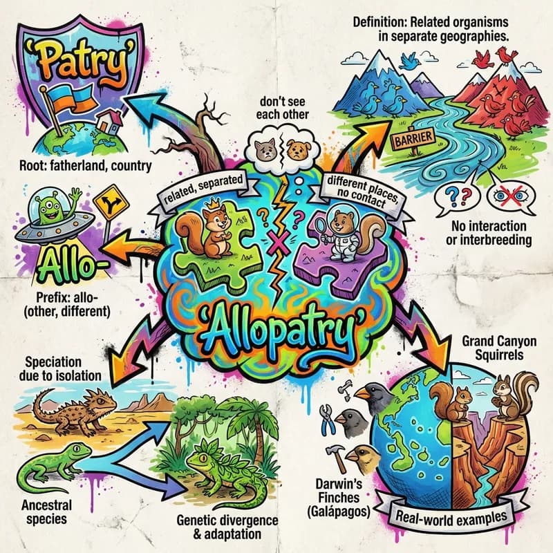 allopatry 的心智圖
