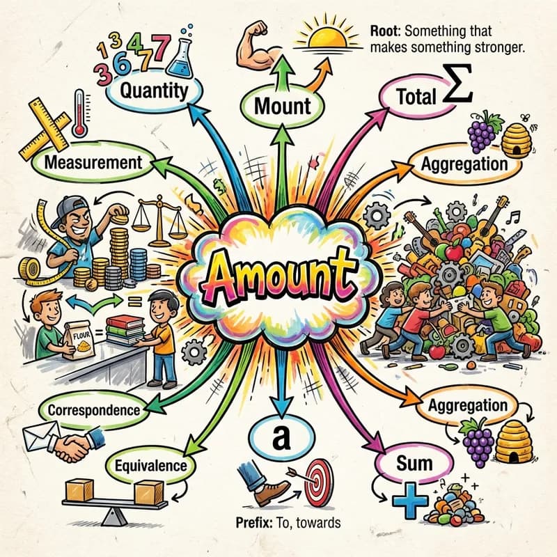 amount 的心智圖