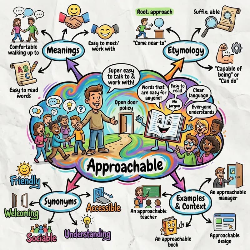 approachable 的心智圖