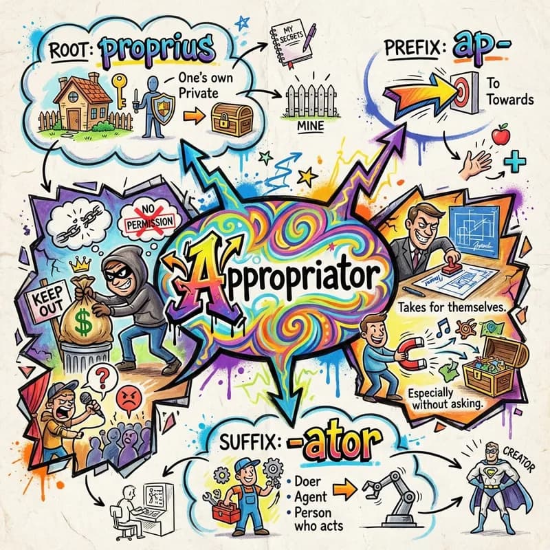 appropriator 的心智圖