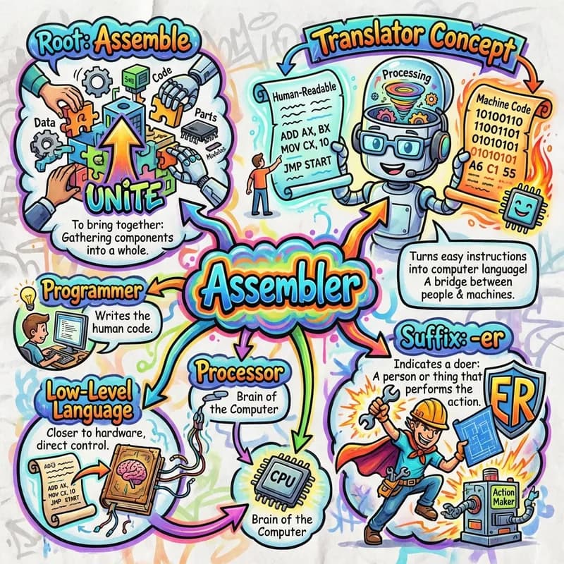 assembler 的心智圖