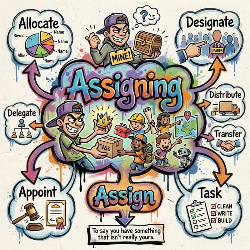 assigning 的心智圖