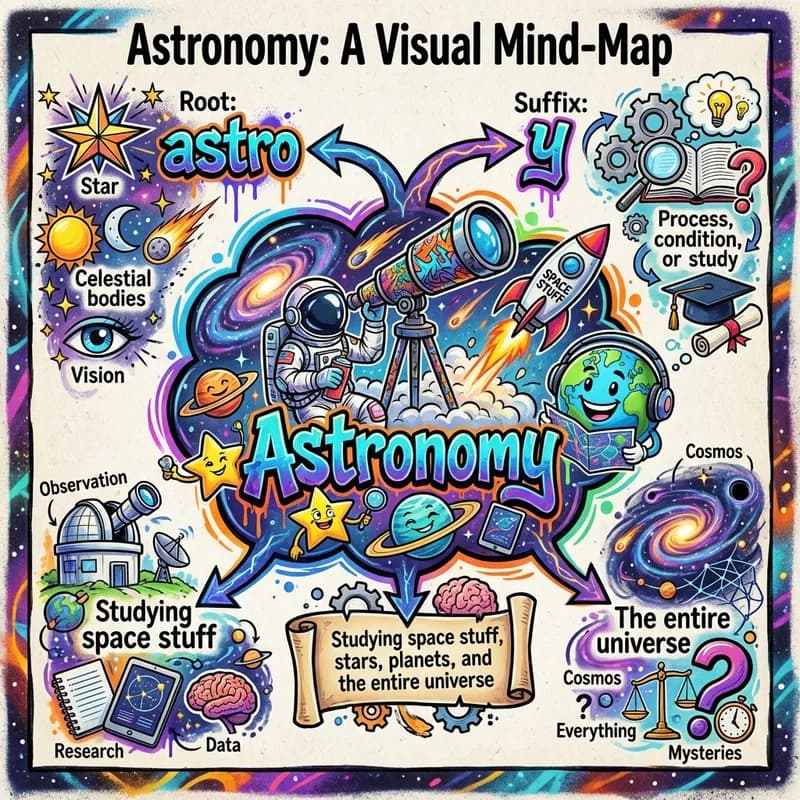 astronomy 的心智圖