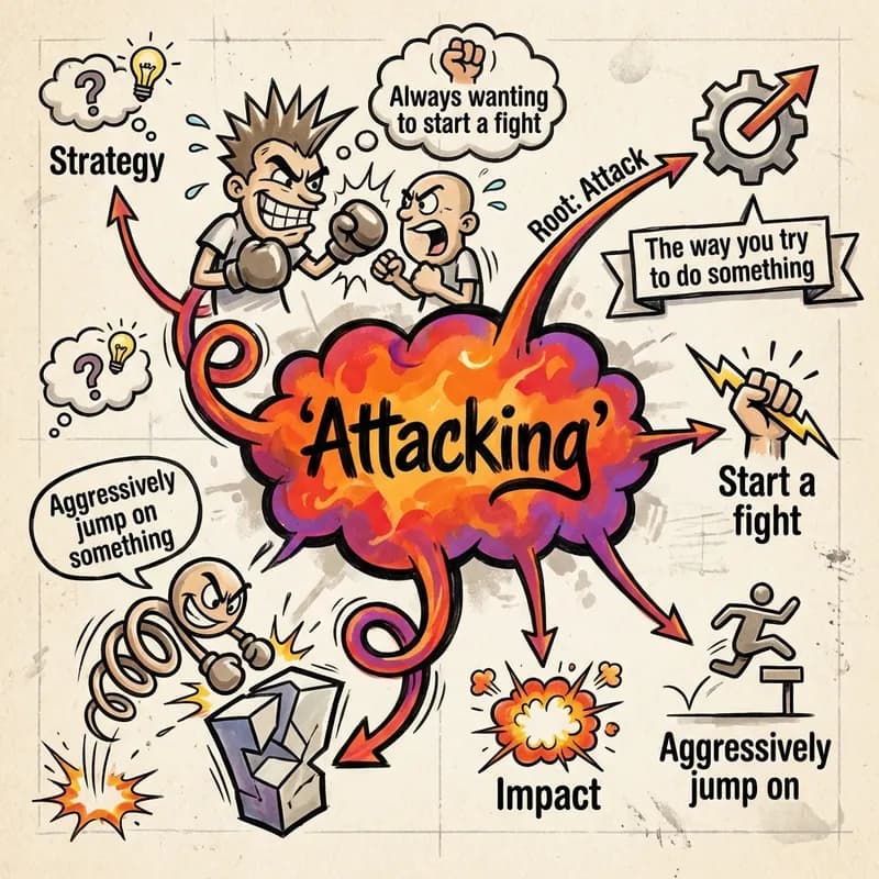 attacking 的心智圖