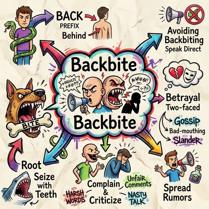backbite 的心智圖