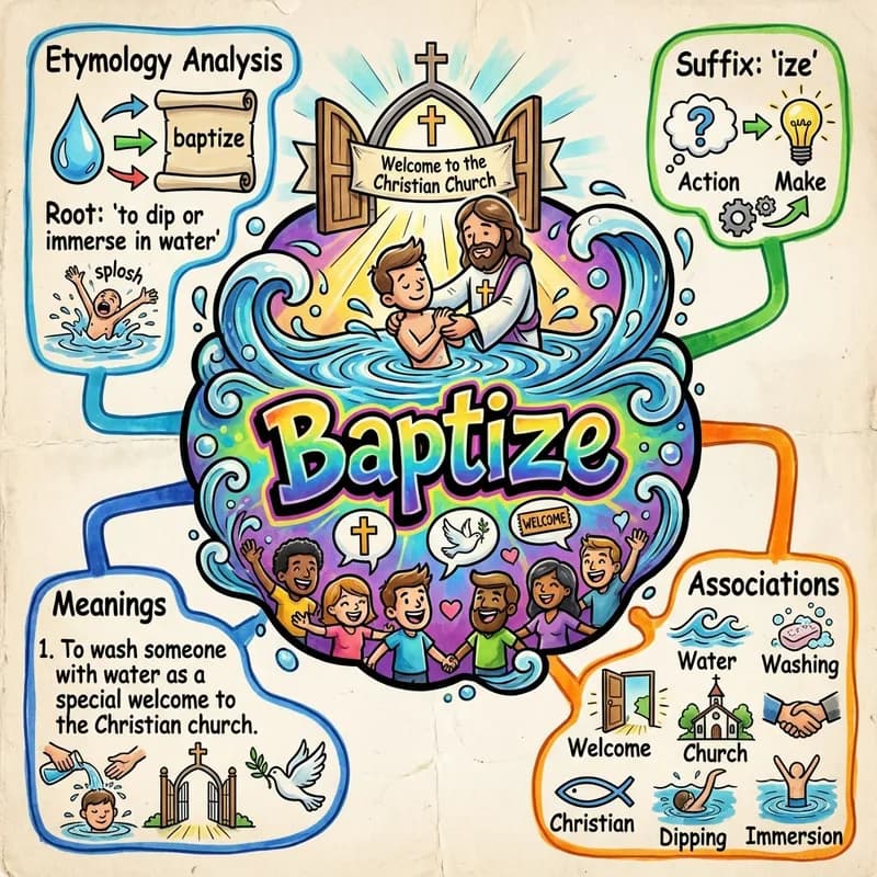 baptize 的心智圖