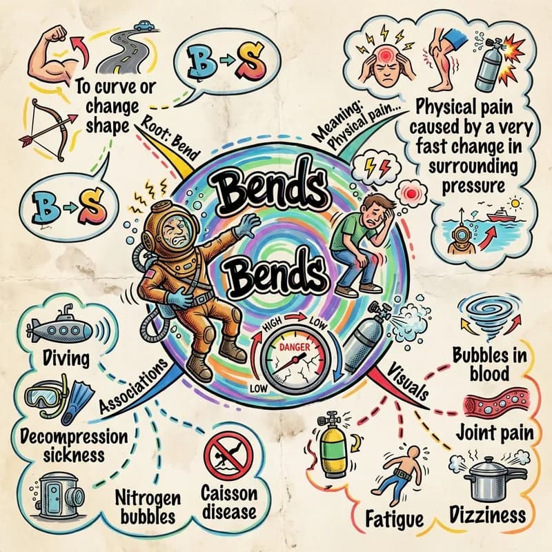 bends 的心智圖