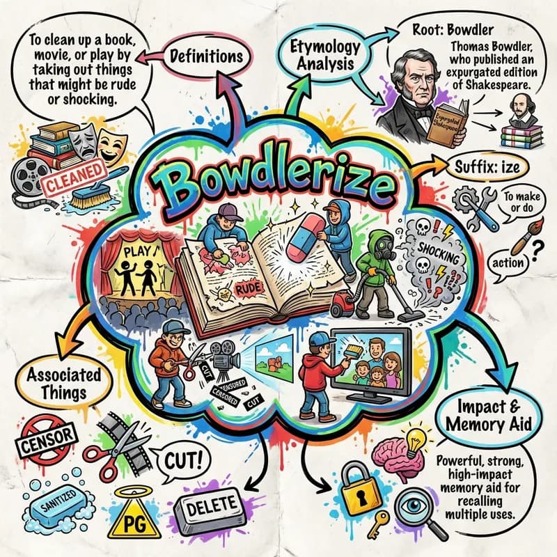 bowdlerize 的心智圖