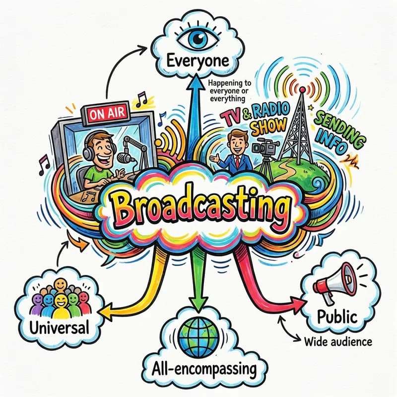 broadcasting 的心智圖