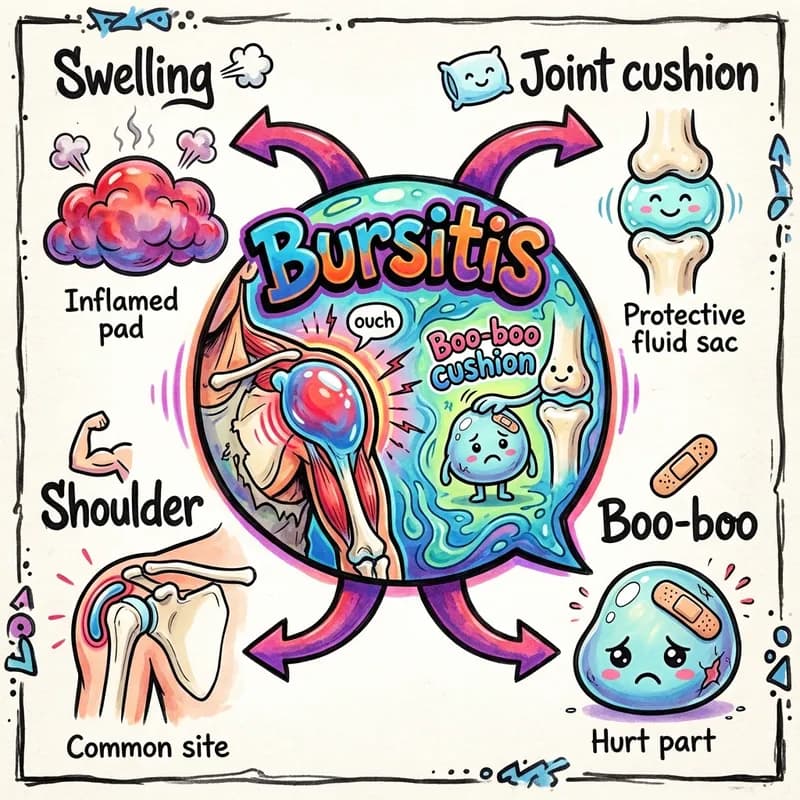 bursitis 的心智圖