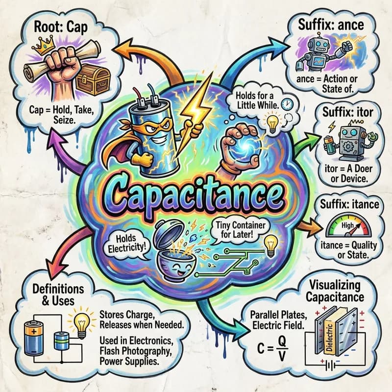 capacitance 的心智圖