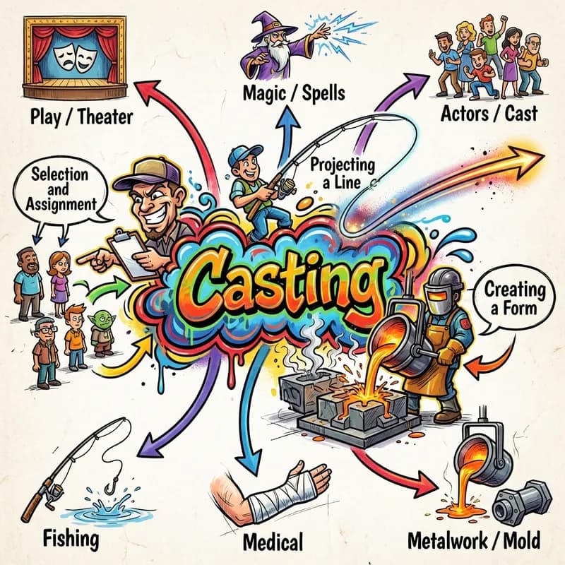 casting 的心智圖