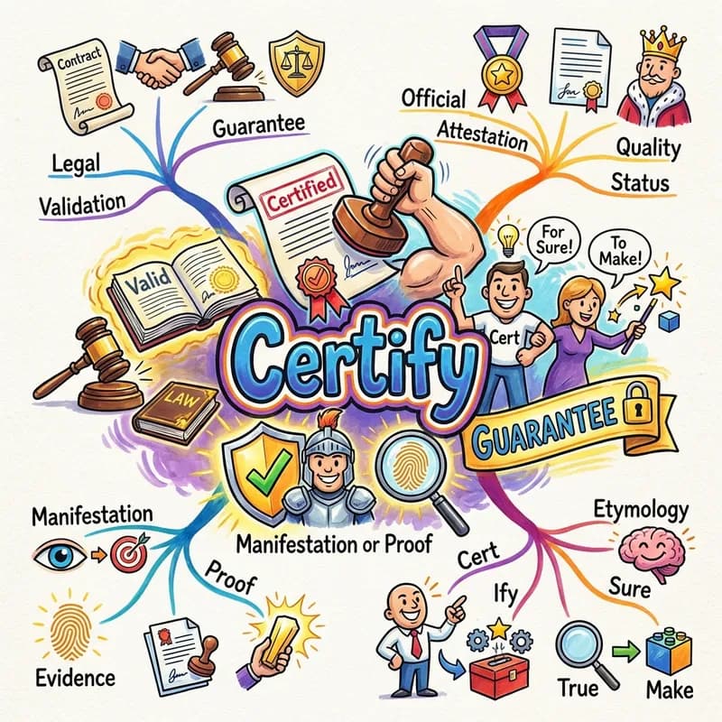 certify 的心智圖