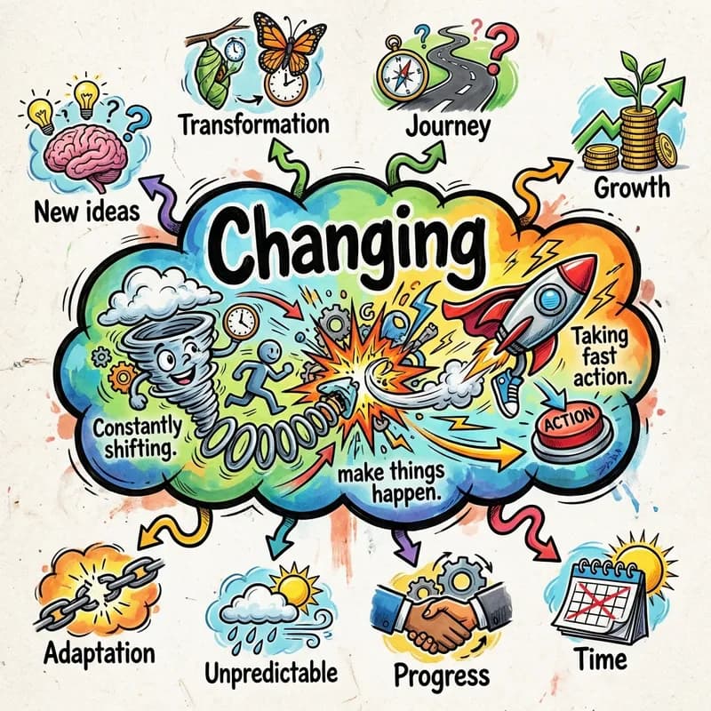 changing 的心智圖