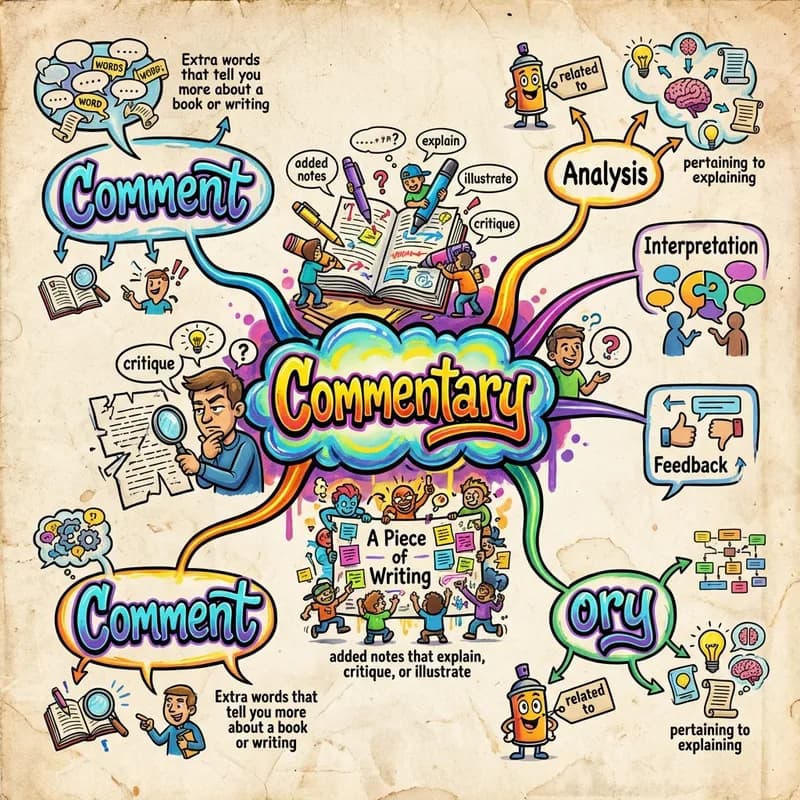 commentary 的心智圖