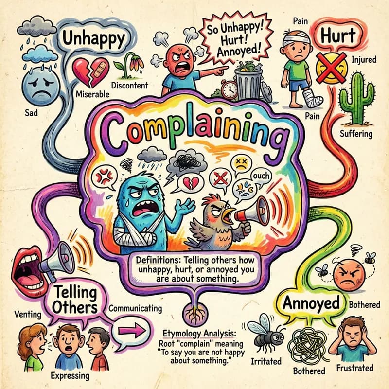 complaining 的心智圖