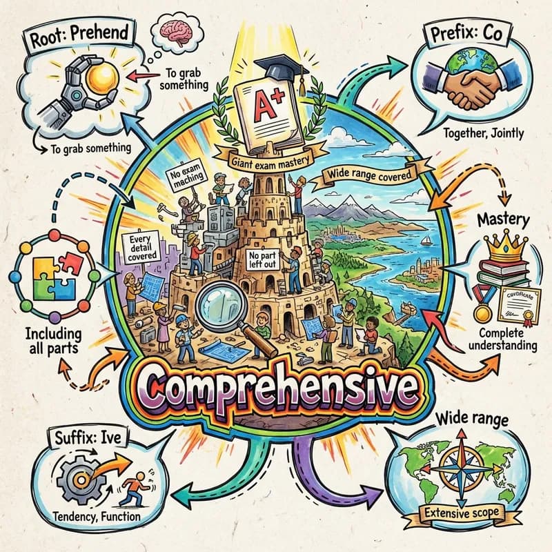 comprehensive 的心智圖
