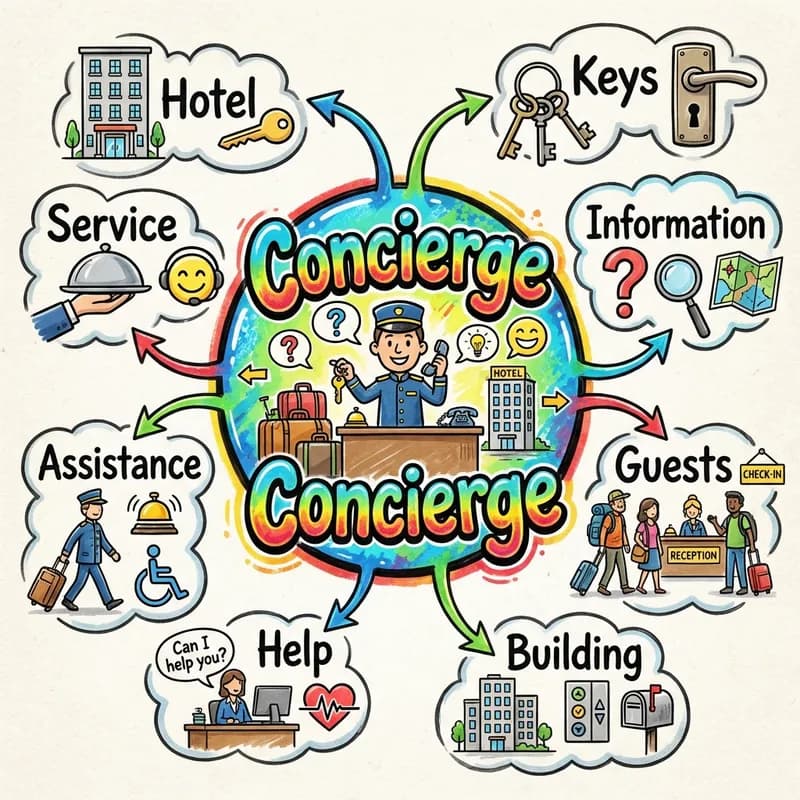 concierge 的心智圖