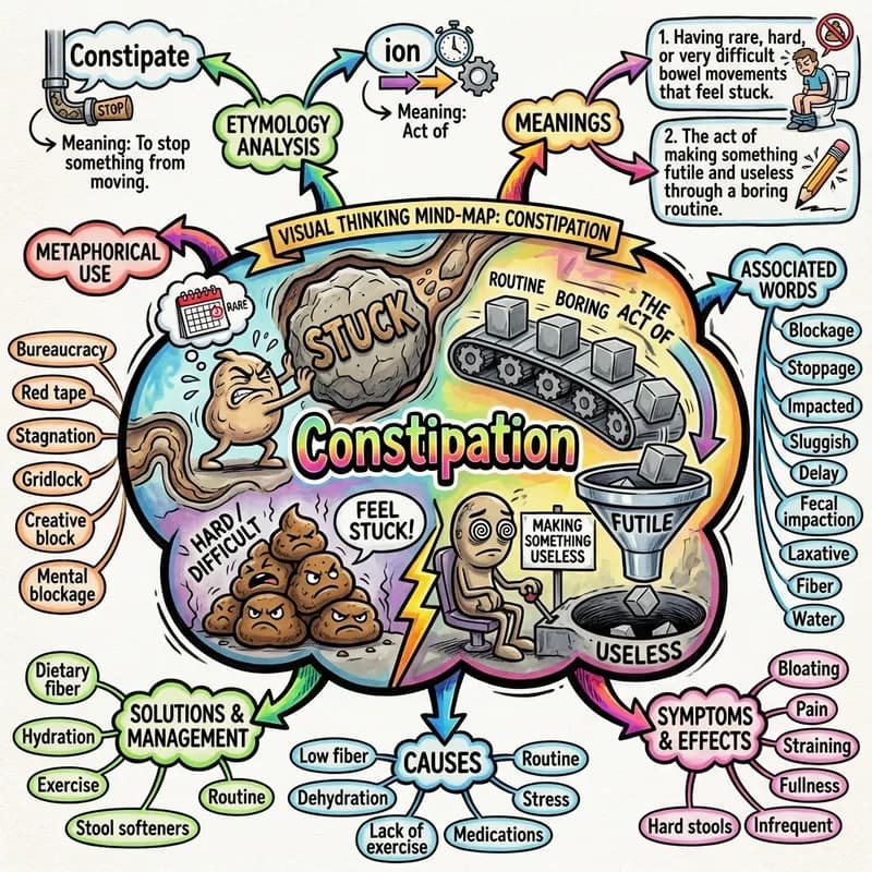 constipation 的心智圖