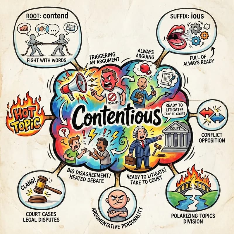 contentious 的心智圖