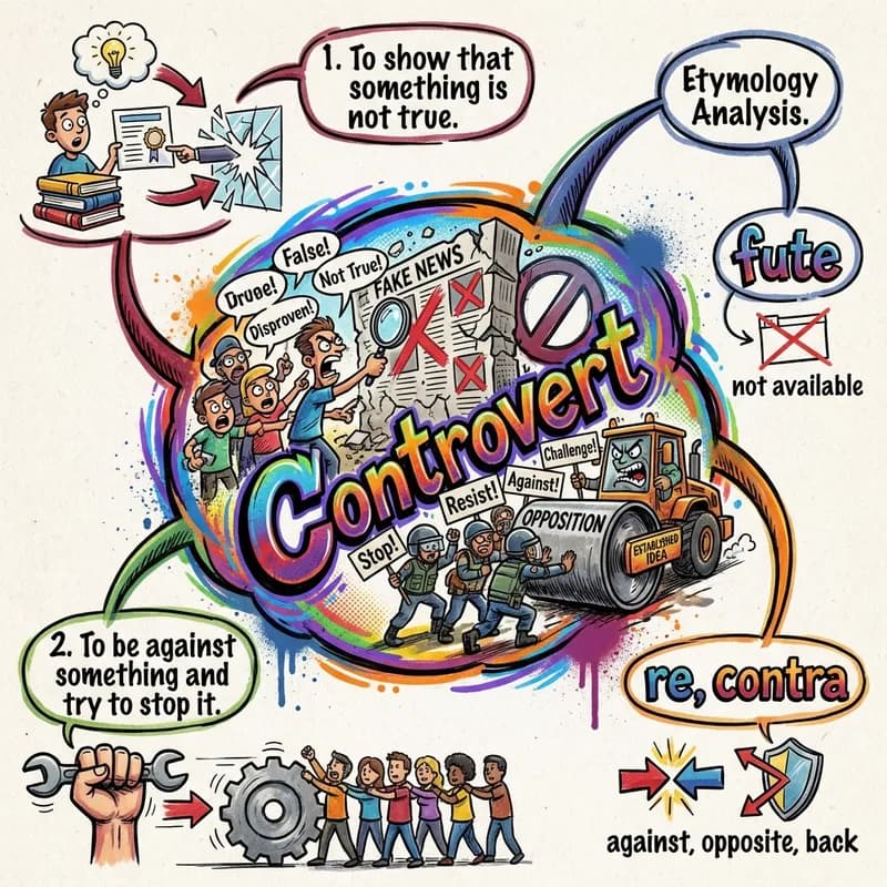 controvert 的心智圖