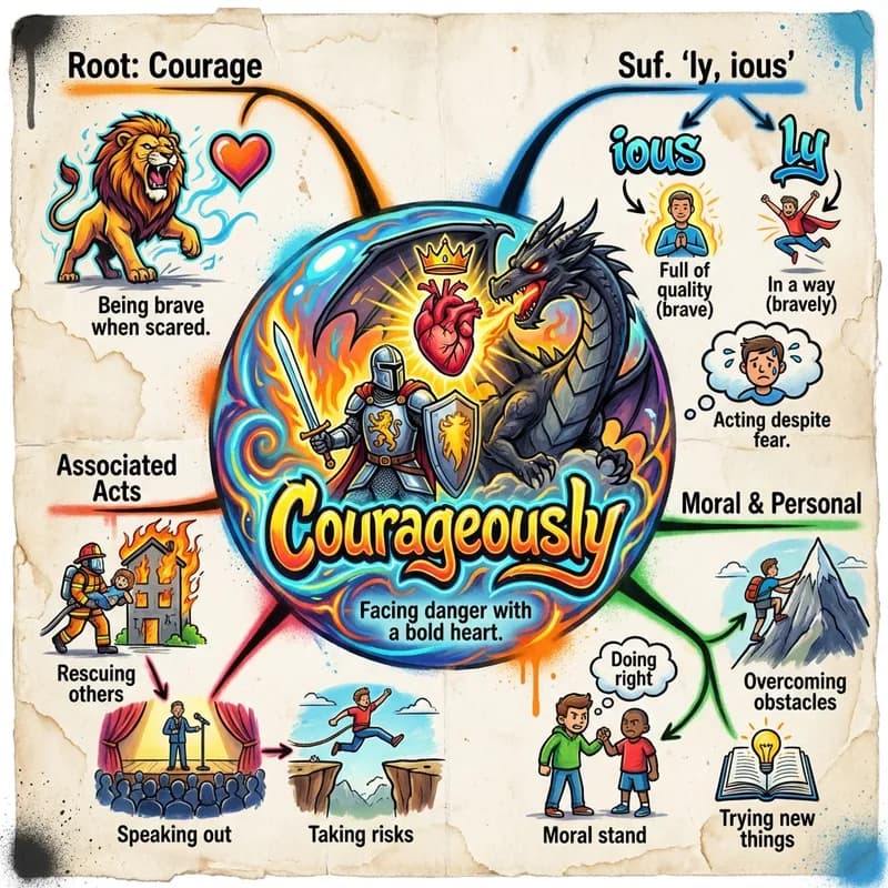 courageously 的心智圖