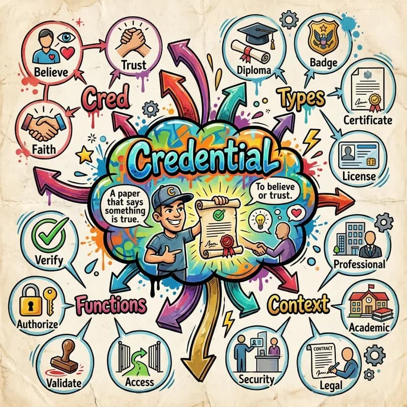credential 的心智圖