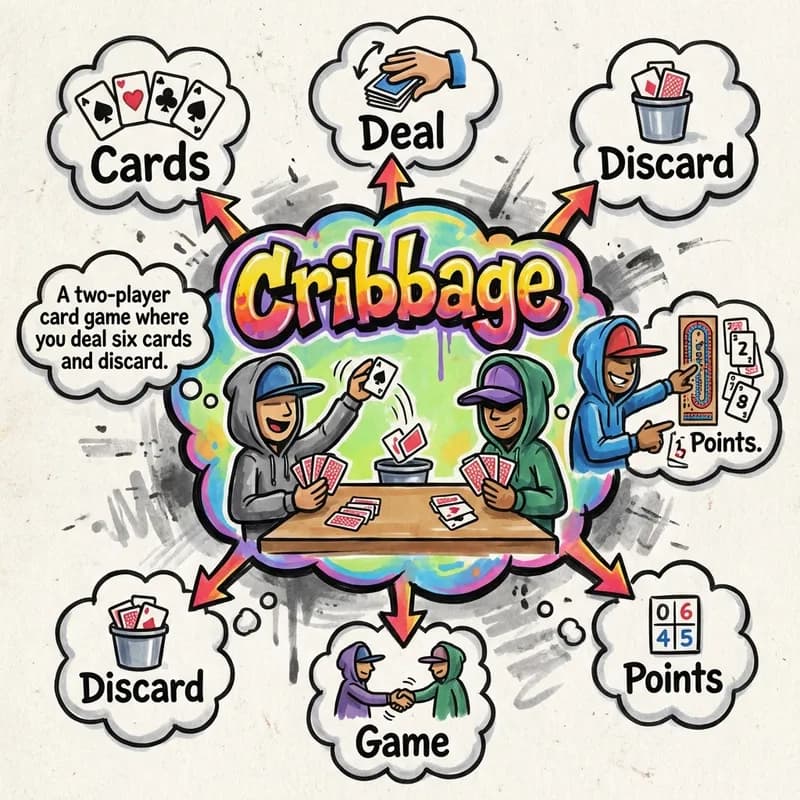 cribbage 的心智圖