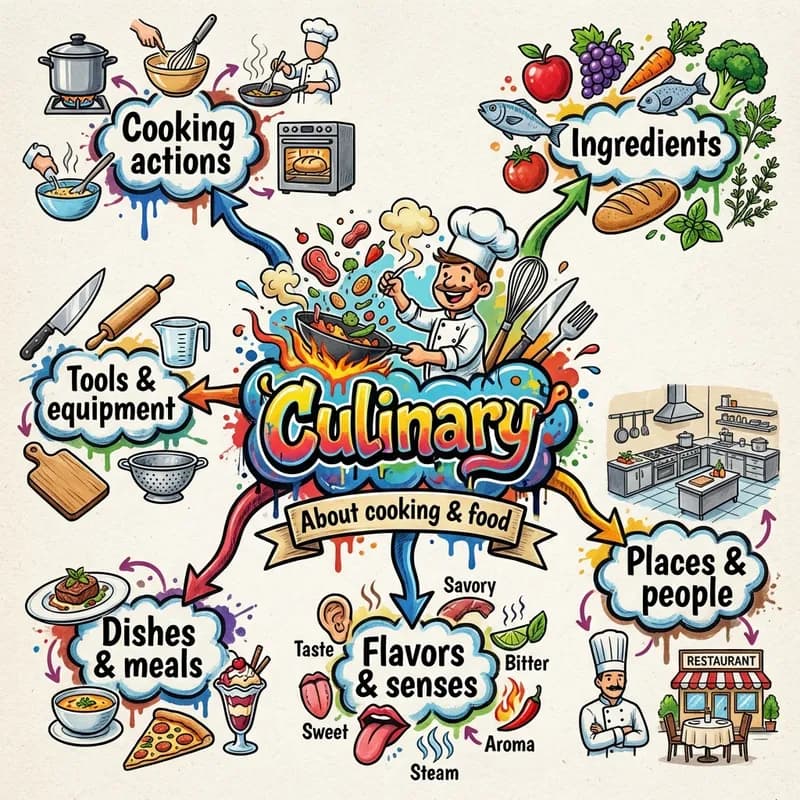 culinary 的心智圖