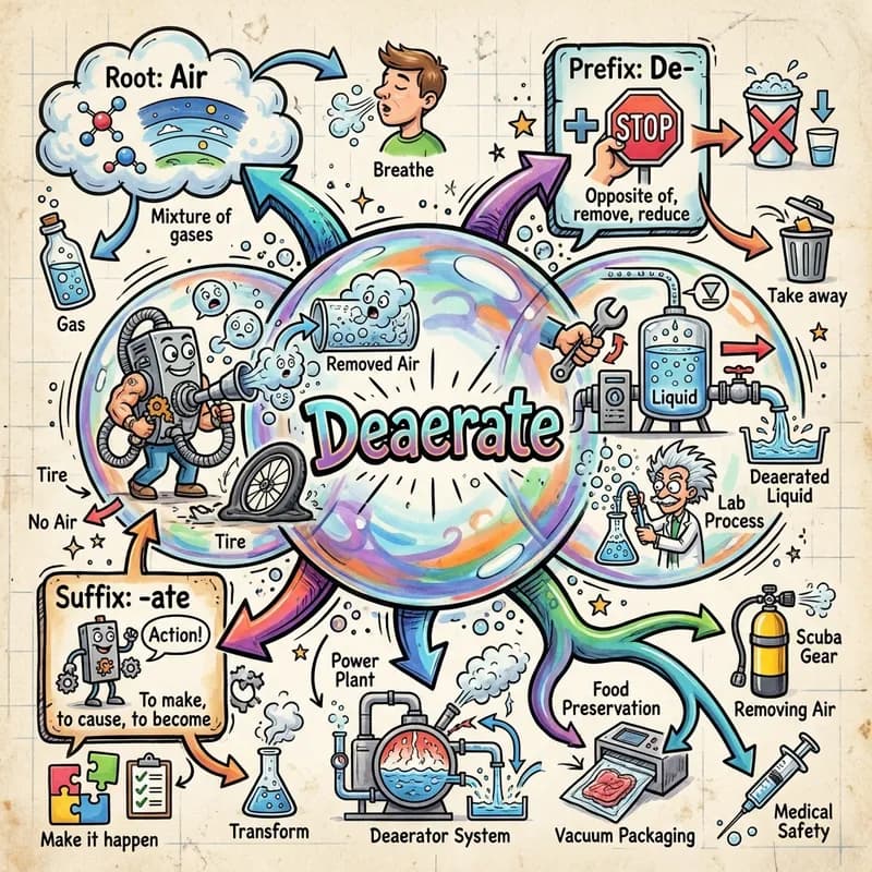 deaerate 的心智圖