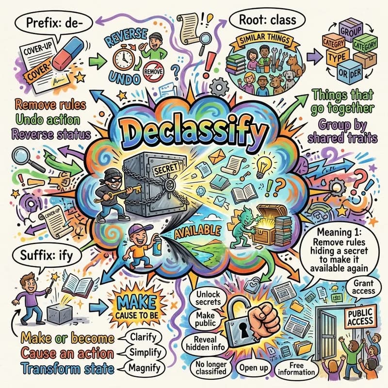 declassify 的心智圖