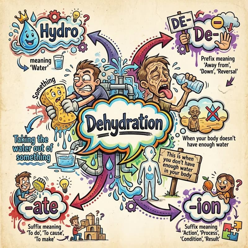 dehydration 的心智圖