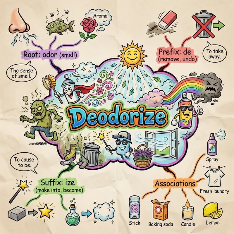deodorize 的心智圖