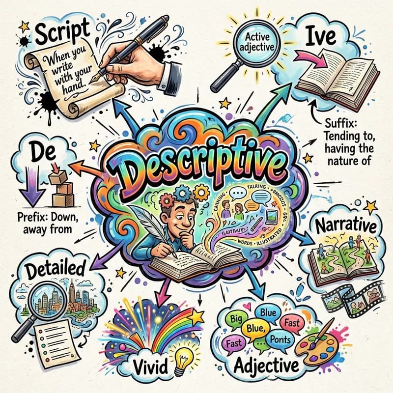 descriptive 的心智圖