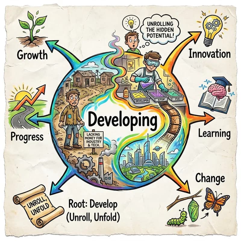 developing 的心智圖
