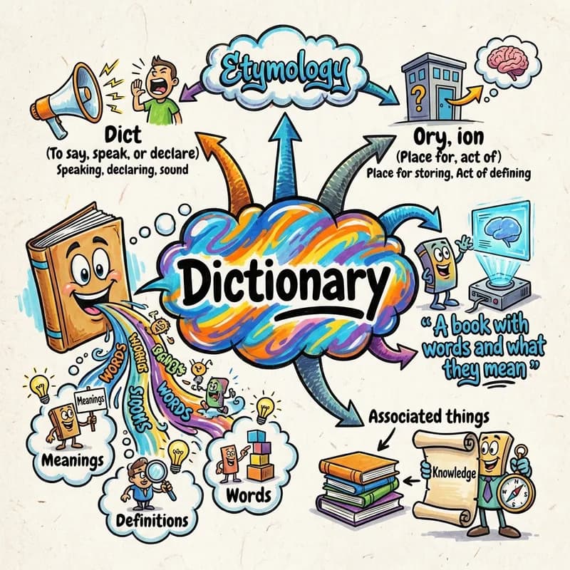 dictionary 的心智圖