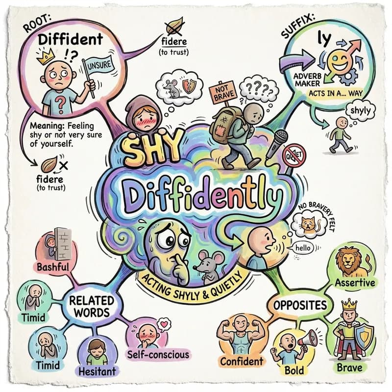 diffidently 的心智圖