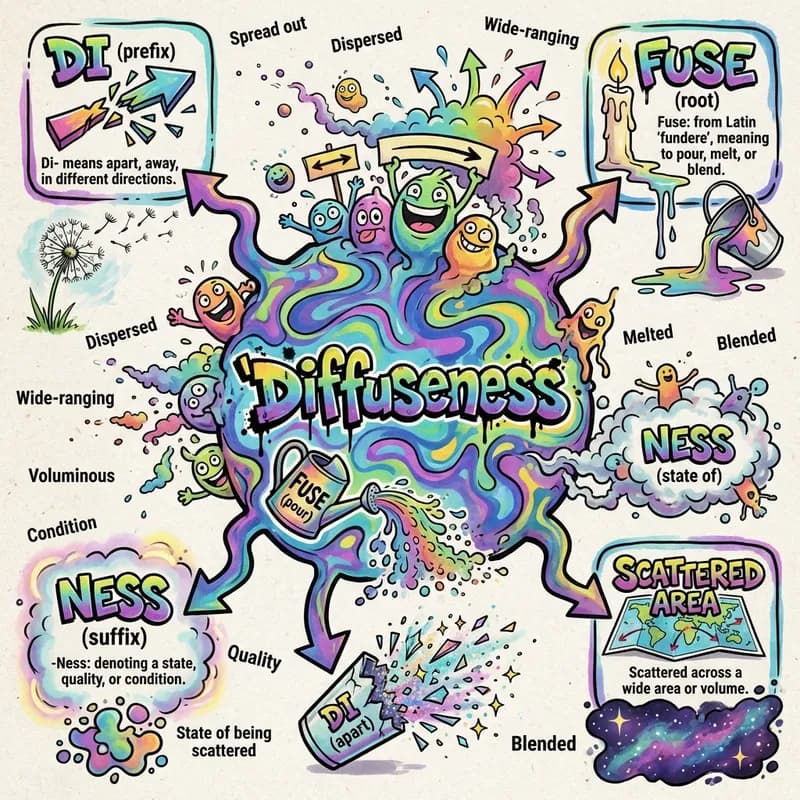 diffuseness 的心智圖