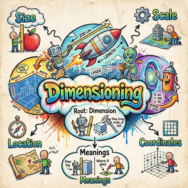 dimensioning 的心智圖