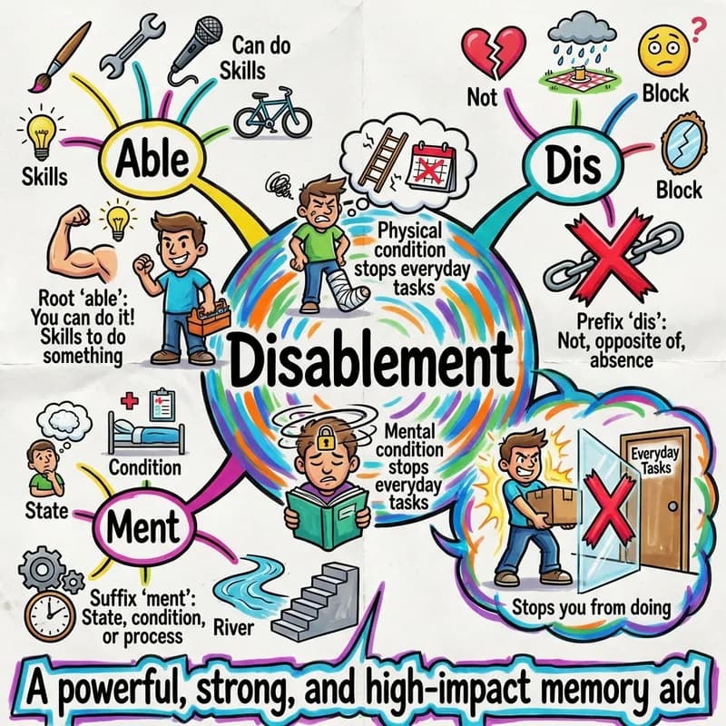 disablement 的心智圖