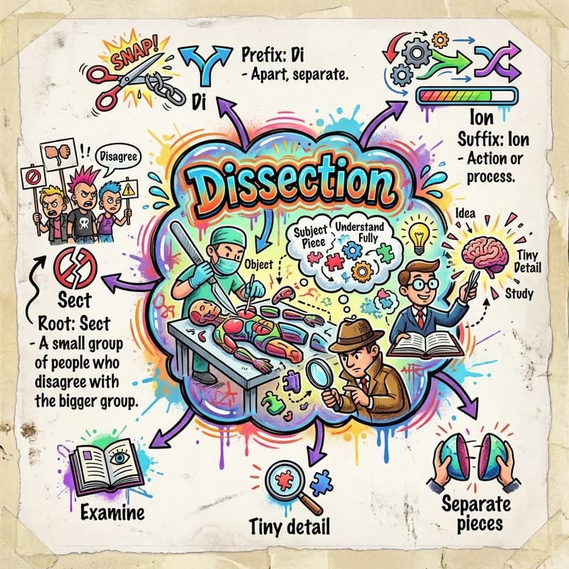 dissection 的心智圖