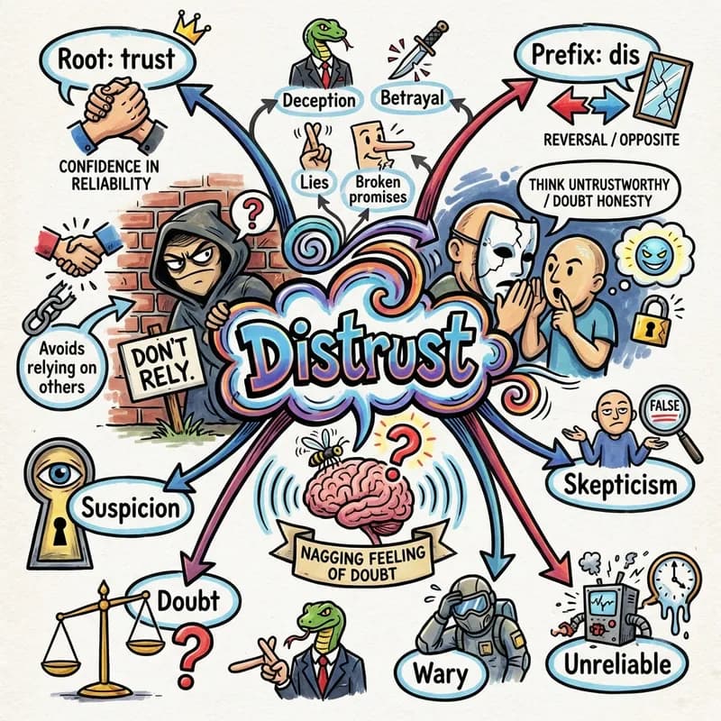 distrust 的心智圖