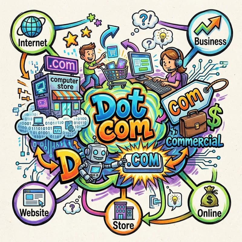 dot com 的心智圖