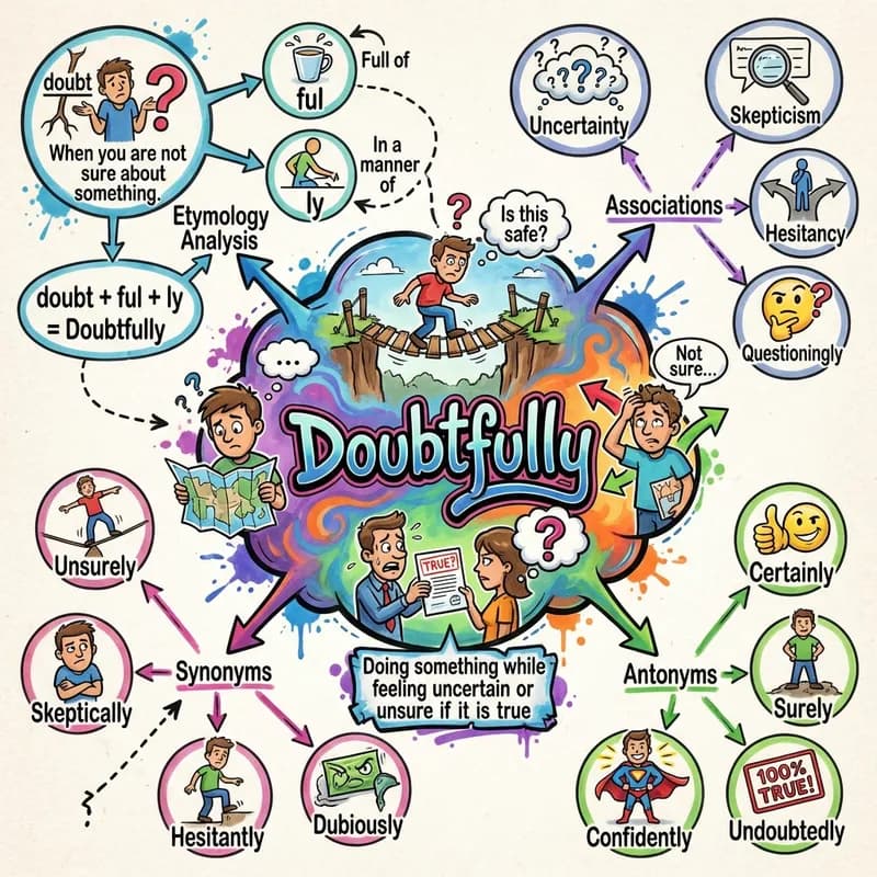 doubtfully 的心智圖